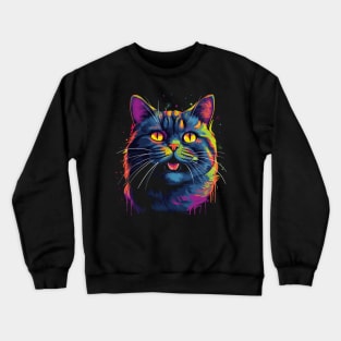 British Shorthair Smiling Crewneck Sweatshirt